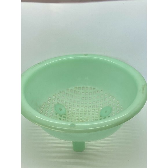 Tupperware Kitchen 5s Vintage 956 Tupperware Jade Green Plastic Colander Made Usa 3391